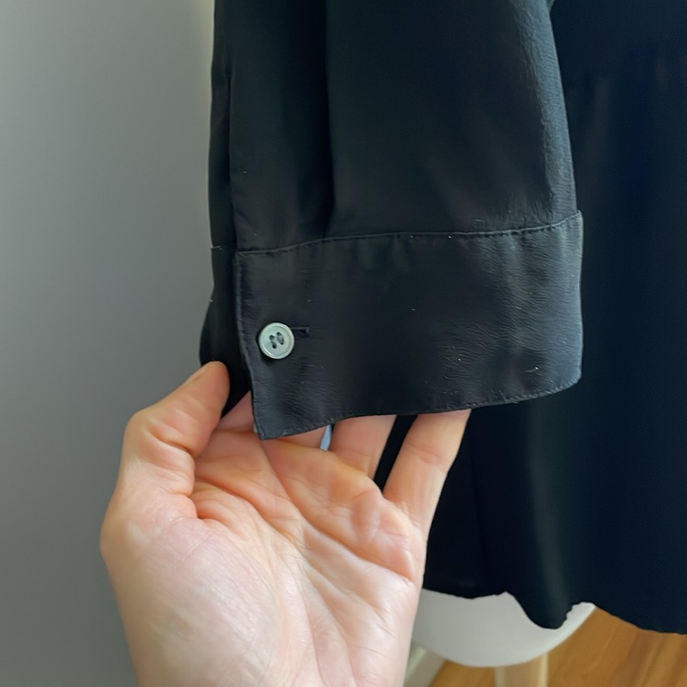 J Crew Silk Button Down Blouse - Picture 3 of 8